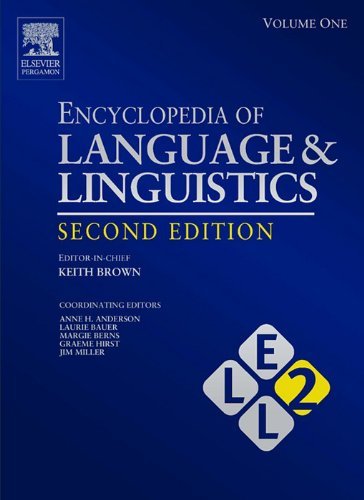 Encyclopedia of Language and Linguistics (ELL2)